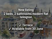 Dingley Road, London EC1V, 2 bed flat to rent, £4,100...