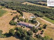 Domaine agricole dans l'aude, vue panoramique