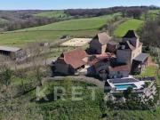 Domaine de 18Ha dans l'Aveyron avec une vue imprenable