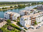 Donaujuwel Penthouse mit Panorama und privatem Wasserzugang