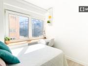 Dormitorio en suite en la residencia de Vallehermoso, Madrid