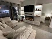 Double bed, en suite apartment with amenities