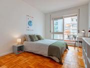 Double room with private balcony in a 4 bedroom...