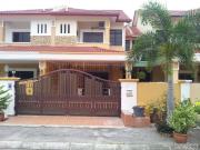double storey link terrace house in seri klebang, ipoh