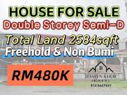 Double Storey SemiDetached at Taman Lumba Kuda