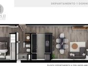 Dpto 1 Dormitorio en San Lorenzo Precio preventa