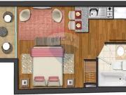 Dpto. tipo Estudio con gastos comunes incluidos