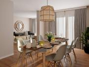 Drei Zimmer mit Loggia in Südausrichtung und zwei Bädern