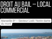 Droit au bail Local commercial 46,6 m2 Marseille 6e,...