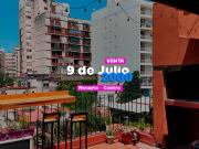 Dto de pasillo interno 2 dormitorios Centro