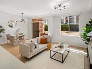 Dual courtyard apartment footsteps to the White Bay...