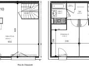 Duplex 3 pièces 61 m²