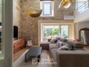 Duplex de caractère avec jardin méditerranéen et bassin...