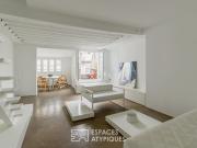 Duplex en dernier étage avec terrasse repensé par architecte