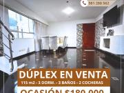 Duplex en Remate 115m2