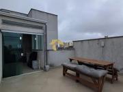 Duplex para venda tem 90 metros quadrados com 2 quartos...