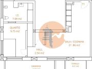 Duplex T3 vista mar a 50 metros da praia em construção...