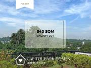 DYU FOR SALE: 540 sqm Vacant lot in Capitol Park Homes,...