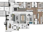 Ecoville Alto Padrão com 3 suites 4 vagas 320m²
