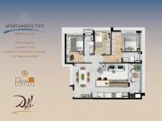 EDIFÍCIO DALI > 3 DORM 1 SUÍTE NO CABRAL