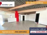 EDIFICIO EN RENTA EN AV. LAZARO CARDENAS, MORELIA