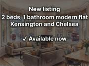 Edith Terrace, London SW10, 2 bed flat to rent, £3,000...