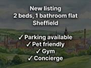 Egerton Lane, Sheffield S3, 2 bed flat to rent, £1,575...