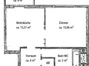 Eigennutzung oder Vermietung: 2 Zimmerwohnung mit Süd...