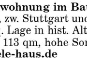 Eigentumswohnung im Baudenkmal