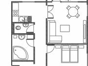 Eigentumswohnung unweit des Schwarzsees guter Zustand