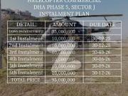 Eight Marla 40x45 Commercial Plot With Prime Location...