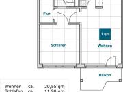 Ein tolles Wohngefühl: günstige 2 Zimmer Wohnung