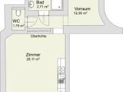 Ein Zimmer Wohnung ab sofort zu vermieten! Nahe...