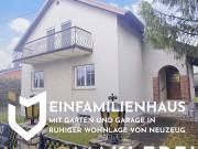 EINFAMILIENHAUS MIT GARTEN UND GARAGE IN RUHIGER...