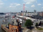 Einzigartiger Hafen / Elbblick von der 105 ² großen...