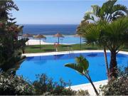 El Coloso en la playa frente el mar