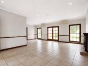 elegant 3 bedroom home with staff ac.