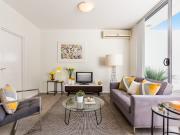 Elegant dual level apartment