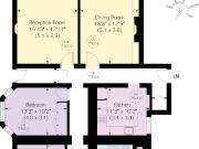 Elegant two/three bedroom flat to rent moments away from...