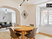 Elegante apartamento de 1 quarto para alugar em Rossio