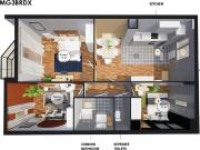 Elégante chambre de 11 m² BO38