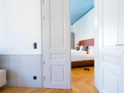 Elegantly furnished accommodation with balcony and air...