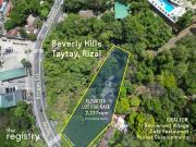 Elevated Lot in Beverly Hills Ortigas Ext Taytay perfect...