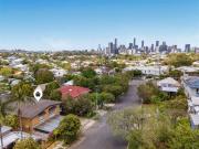 Elevated, peaceful, city skyline views