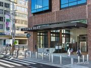 Elevated studio with leafy views in a prime rear position