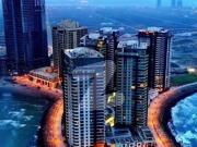 Emaar flat for rent sea facing three bedrooms