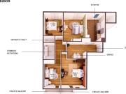 Emménage dans cette chambre de 11 m² BO50