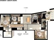 Emménagez dans cette chambre audacieuse de 11 m² à louer...