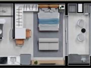 Empreendimento com Studios e Apartamentos no Novo Mundo