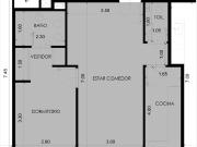 Emprendimiento en Villa Urquiza, departamento 2 ambientes